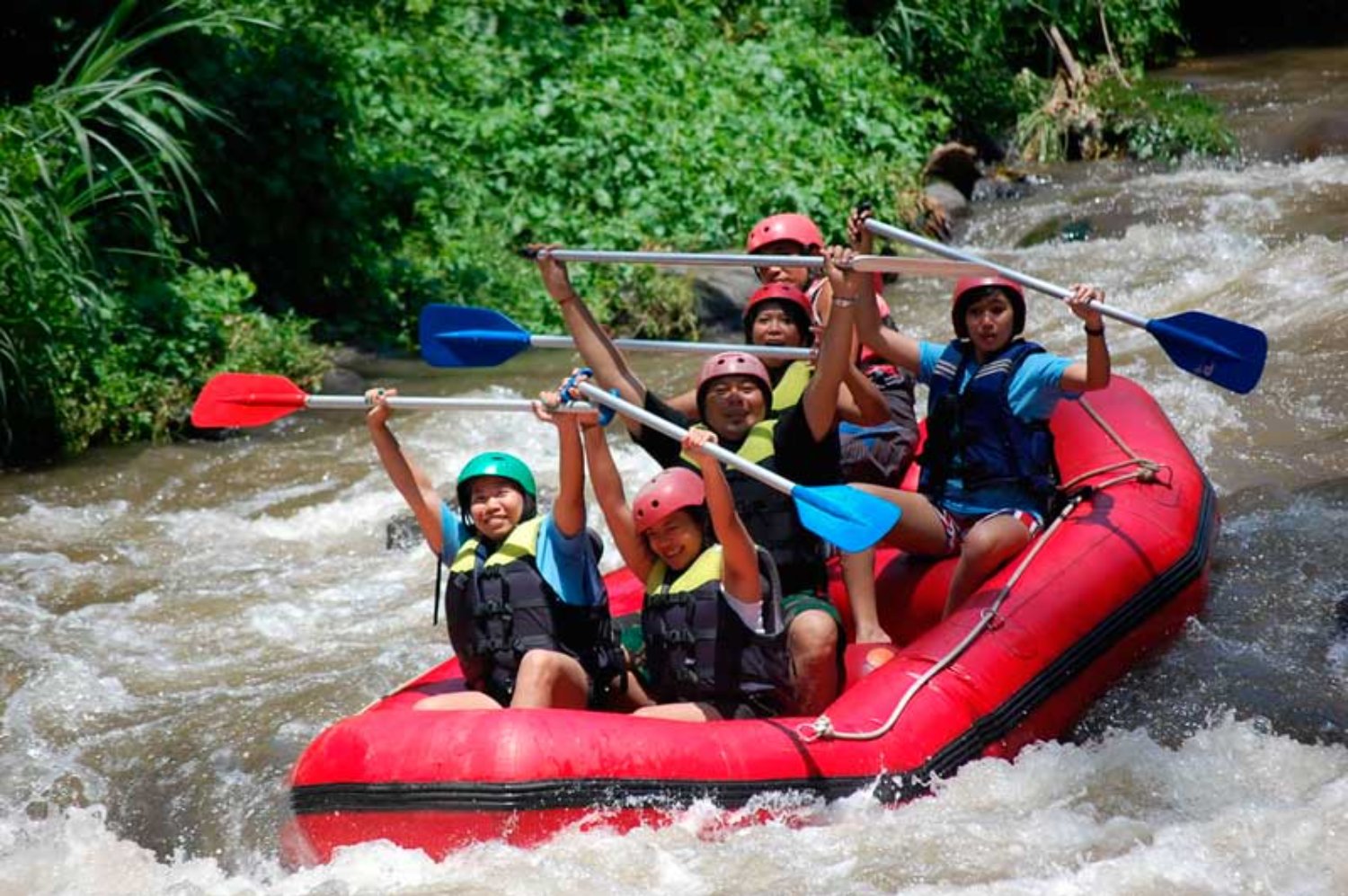 White Water Rafting at Ayung River
